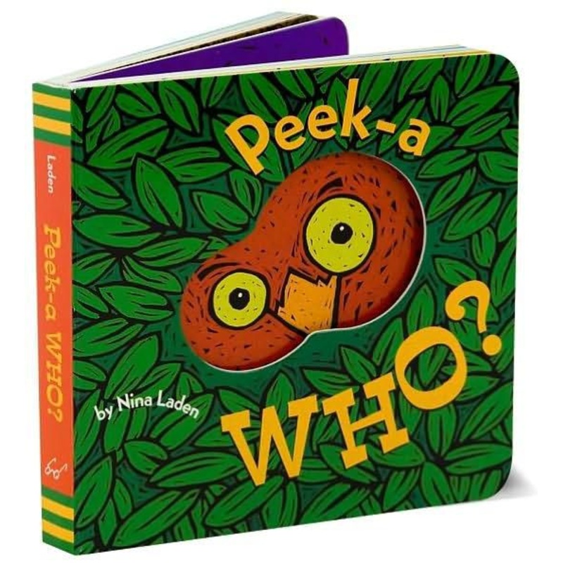 Peek-A Who? (Lift the Flap Books, Interactive Books for Kids, Interactive Read Aloud Books) Board Book
