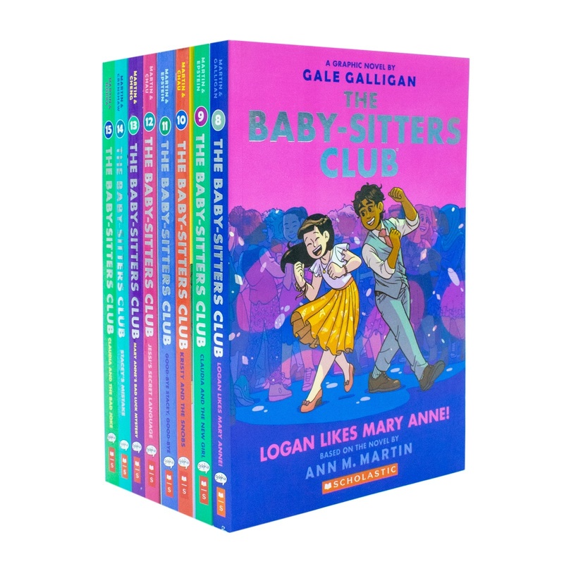 The Baby-Sitters Club Graphic Novels 8-Book Collection (8-15) by Ann M. Martin | Fun Children’s Series, Friendship, Adventure, Bestsellers for Ages 8+