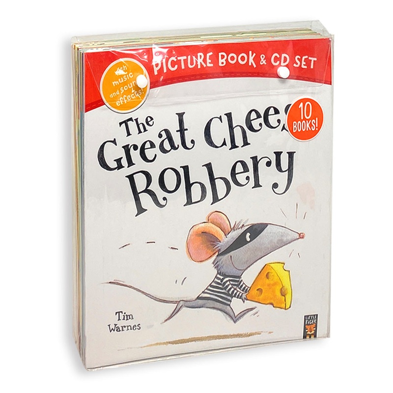 The Great Cheese Robbery 10 Picture Books & Audio CDs Set | Fun Children’s Stories for Ages 37  Animals, Humor, Learning & Interactive Reading