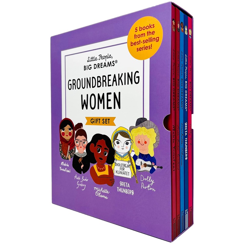 Little People, Big Dreams Groundbreaking Women Book Set  5 Biography Children’s Books | Inspiring Stories of Malala, Michelle Obama & More