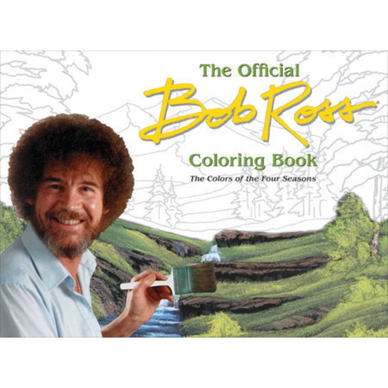 The Official Bob Ross Coloring Book