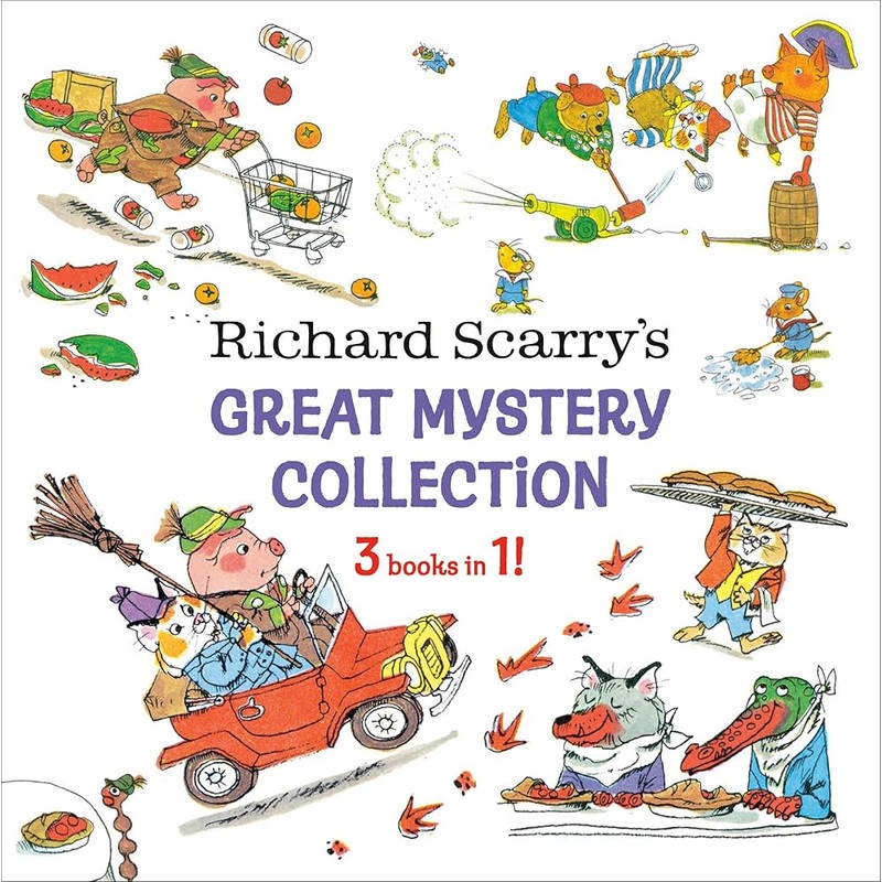 (10/28/25 PREORDER) Richard Scarry’s Great Mystery Collection: 3-books-in-1!