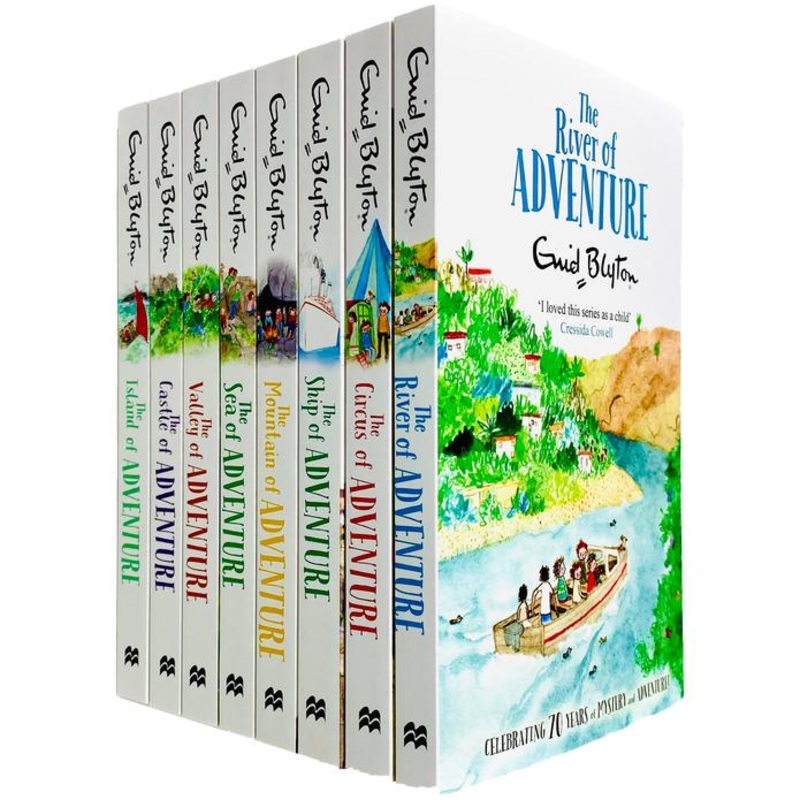 Enid Blyton Adventure Series 1-8 Book Collection Set| River, Circus, Ship,Mountain & More |Fun, Imaginative Children’s Adventure Stories for 12+ years