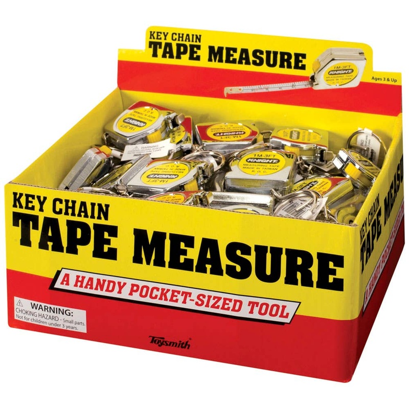 Toysmith – Key Chain Tape Measure, Small 1.25″