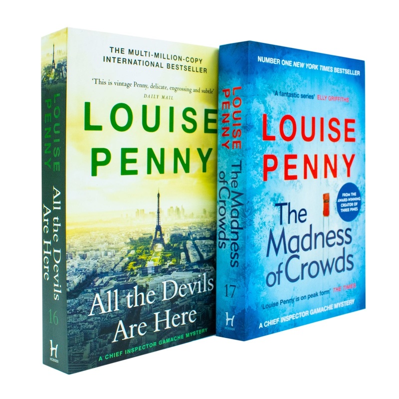 Chief Inspector Gamache 2 Book Set by Louise Penny  All the Devils Are Here & The Madness of Crowds | Crime Fiction, Murder Mystery, Thriller Series