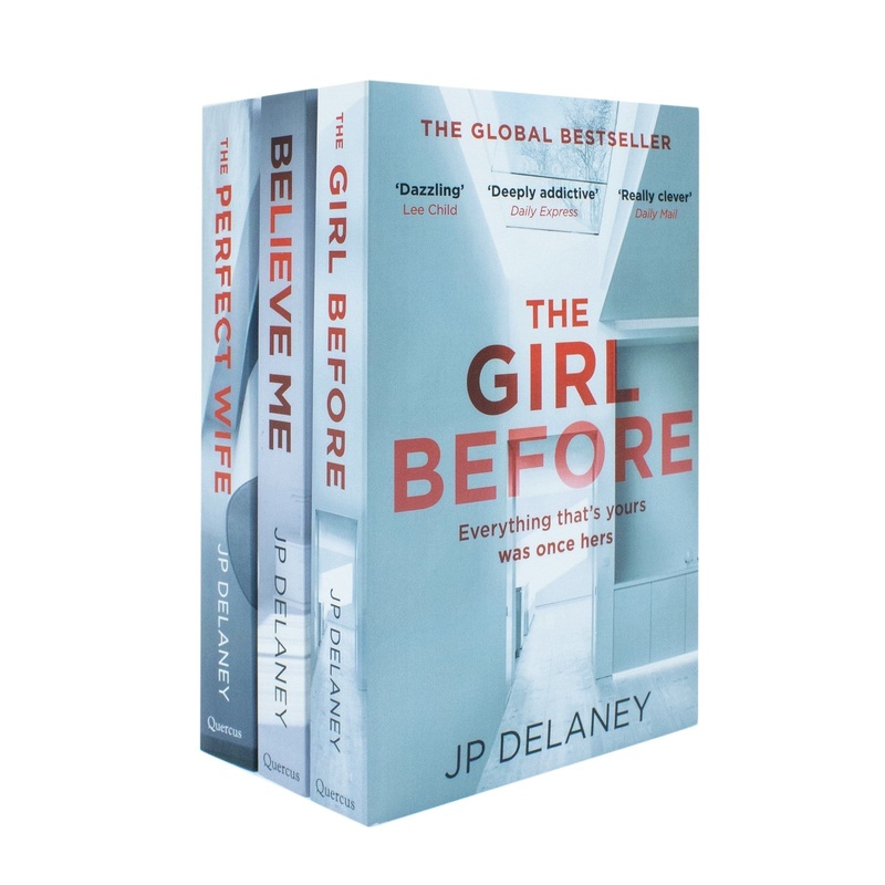 JP Delaney 3 Books Collection Set: The Girl Before, Believe Me & The Perfect Wife – Thrilling Fiction Novels for Mystery & Suspense Lovers
