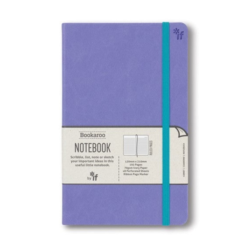 BOOKAROO A5 NOTEBOOK LILAC