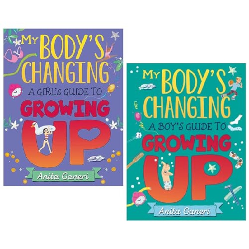 My Body’s Changing Series 2 Books Collection Set by Anita Ganeri (A Boy’s & Girl’s Guide to Growing Up)