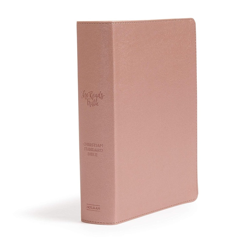 CSB She Reads Truth Bible, Rose Gold Leathertouch Imitation Leather
