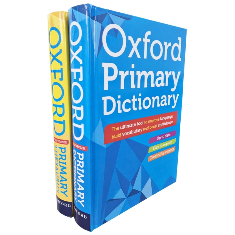 Oxford Primary Dictionary & Thesaurus 2-Book Collection Set|Essential Language & Vocabulary Guides for Children| Educational Study & Learning Resource