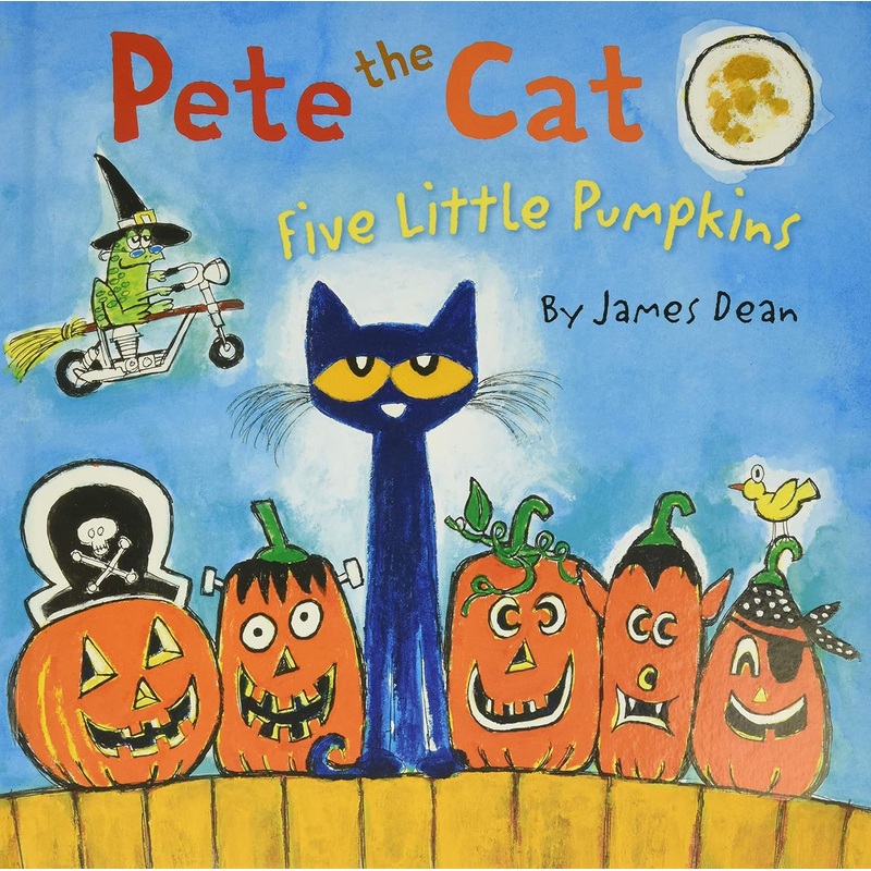 Pete the Cat: Five Little Pumpkins: A Halloween Book for Kids Hardcover