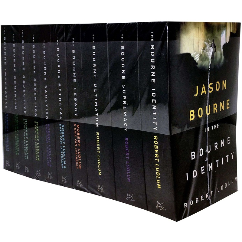 The Jason Bourne Series Collection  10 Book Set by Robert Ludlum (Identity, Supremacy & More) | Spy Thrillers, Action, Espionage, Fiction