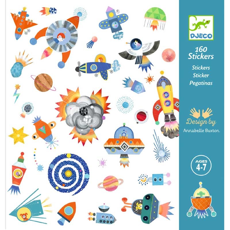 Djeco Sticker Interstellar