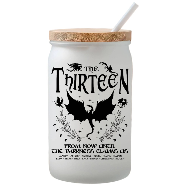 Glass Can – SJM – The Thirteen 16oz Frosted