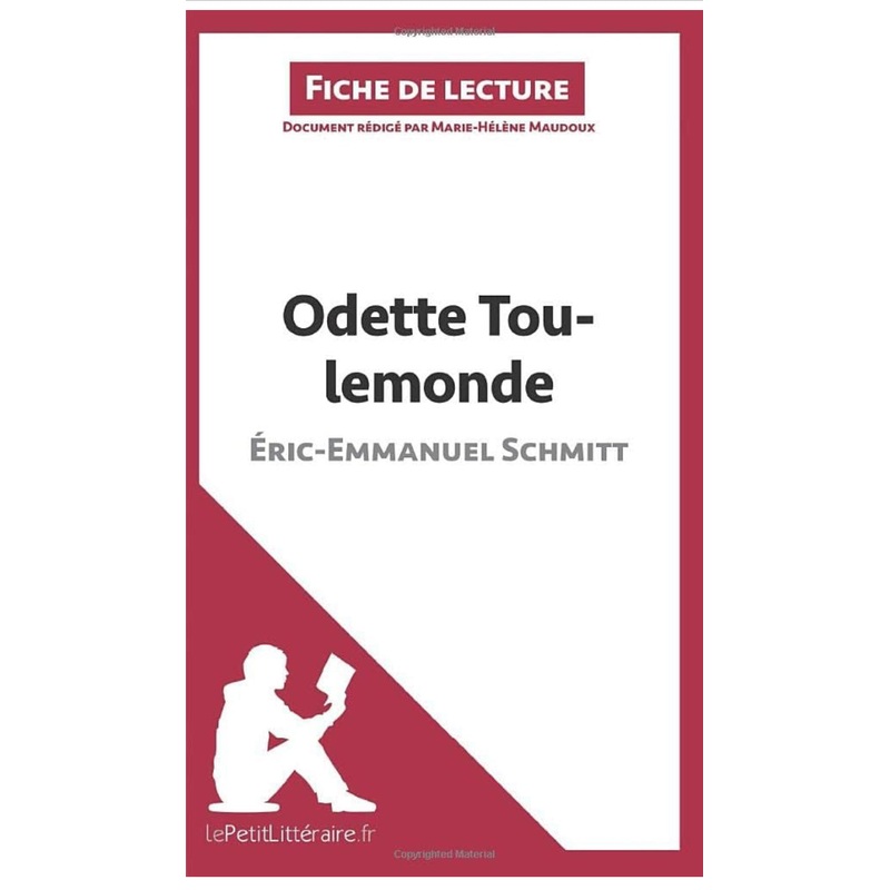 Odette Toulemonde d’ric-Emmanuel Schmitt avec lanalyse du