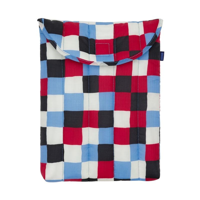 Puffy Laptop Sleeve 13″/14″: Painted Check