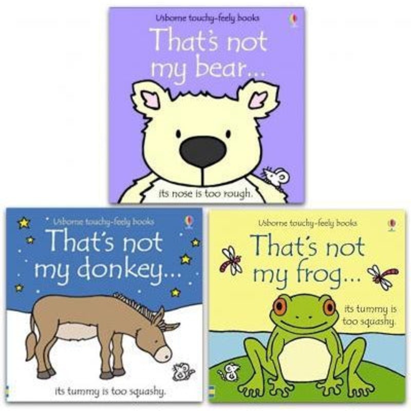 Usborne Thats Not My Animals Touchy Feely Series 3 Books Collection Set – Thats Not My Frog Thats Not My B..