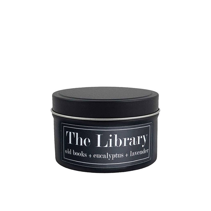 Fly Paper Products – The Library Eucalyptus + Lavender 4oz Soy Candle