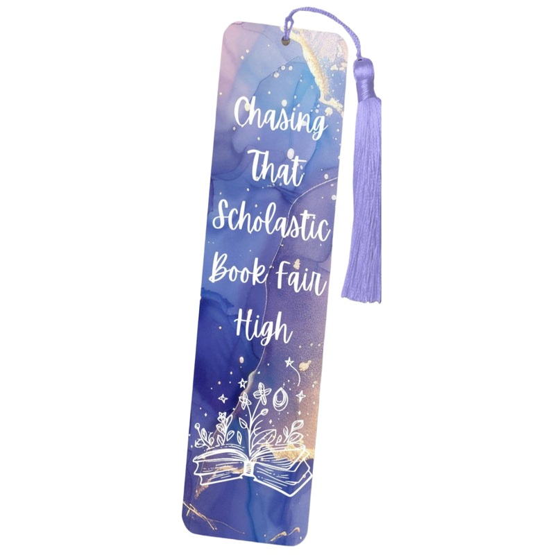 Metal Bookmark – Chasing that Scholastic Book Fair High