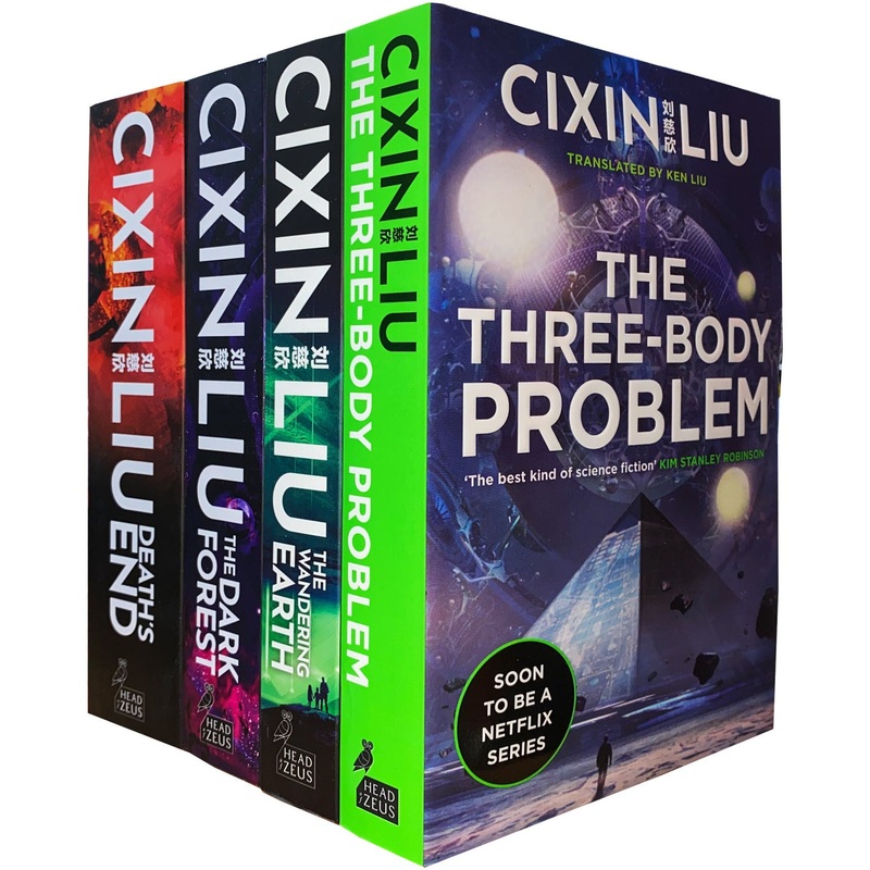 Cixin Liu Three Body Problem 4 Books Collection Set – The Three-body Problem The Dark Forest Death..