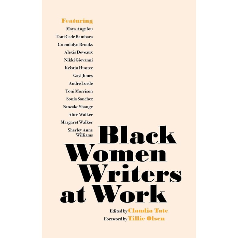 Black Women Writers at Work