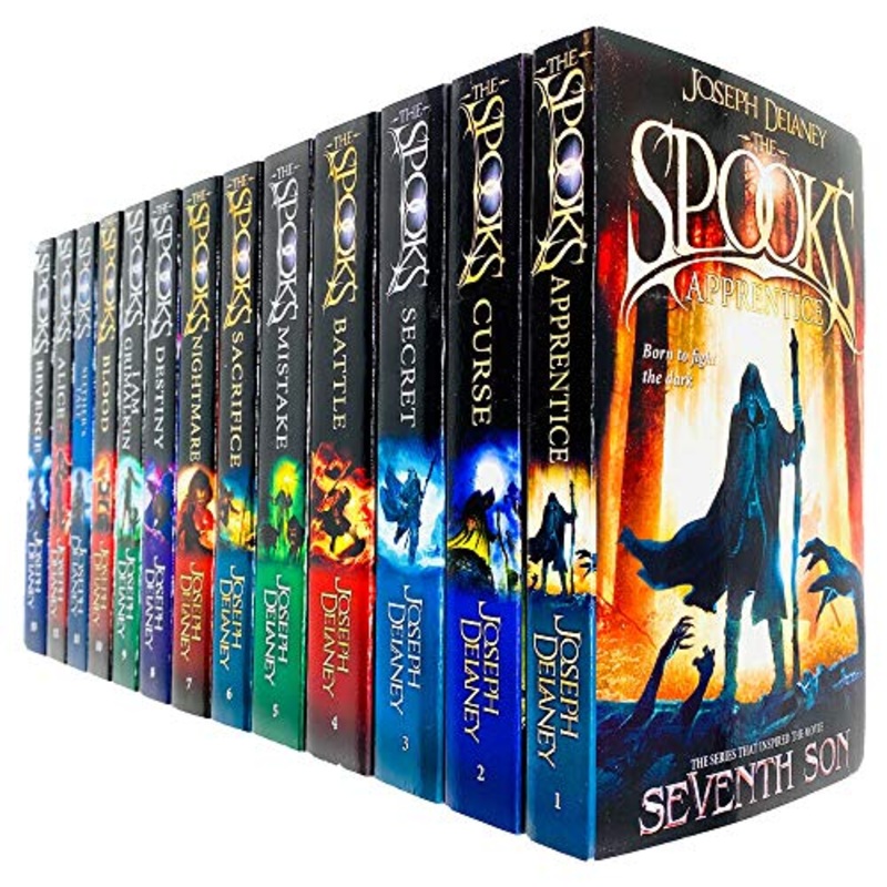 The Spooks Books 1 – 13 Complete Wardstone Chronicles Collection Set by Joseph Delaney ( Apprentice, Curse, Secret, Battle, Destiny, Alice, Revenge & MORE!)