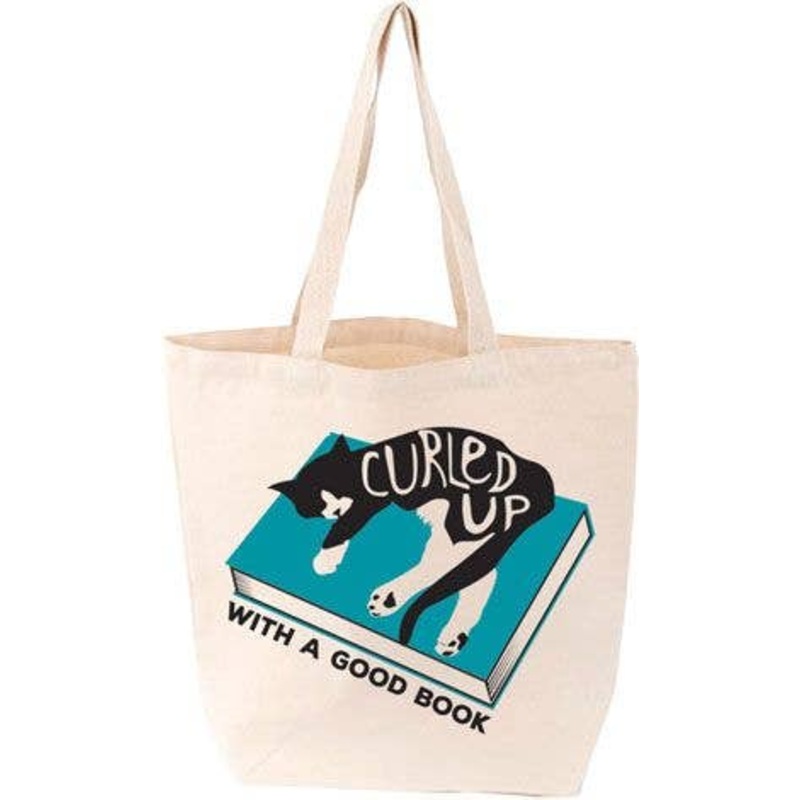 Tote Bag – Curled Up With A Good Book