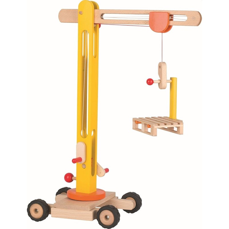 Wooden Building Crane