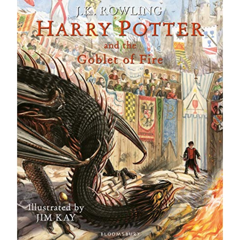 Harry Potter and the Goblet of Fire: Illustrated Edition By J.K Rowling