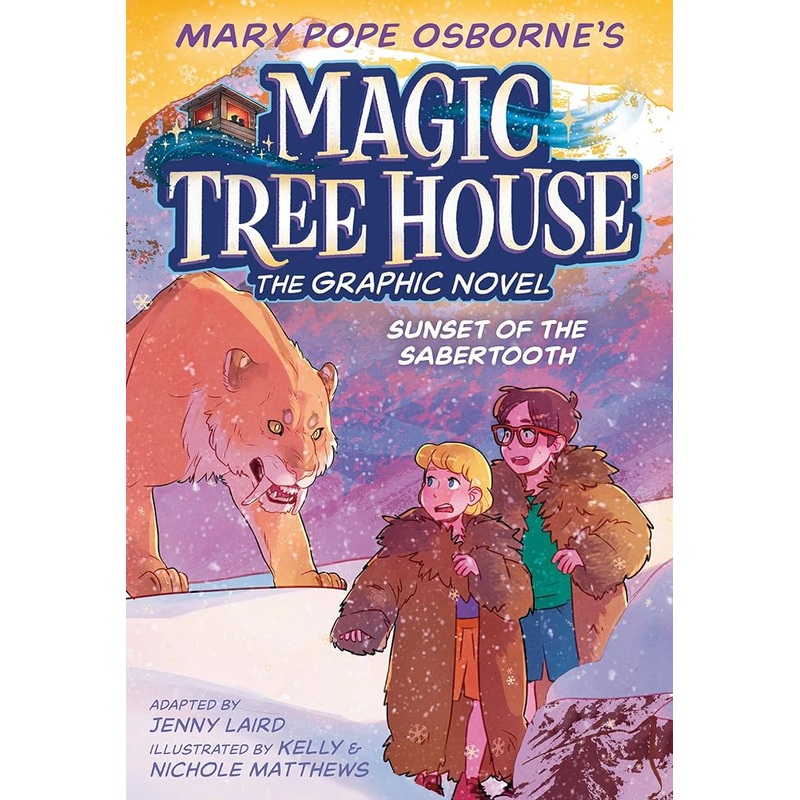 Sunset of the Sabertooth Graphic Novel (Magic Tree House Graphic Novels)