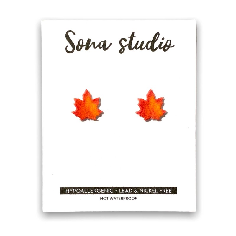 Sona Studio – Leaf Earrings