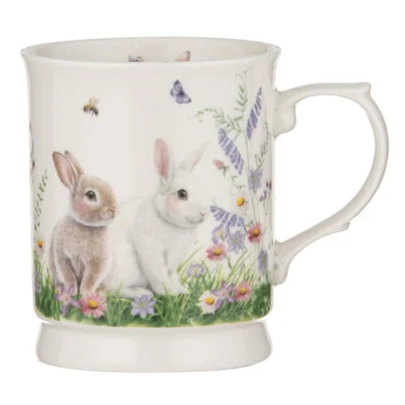 SWEET MEADOWS BUNNY WHITE MUG