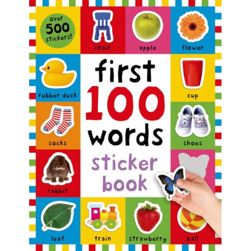 First 100 Stickers: Words: Over 500 Stickers Paperback