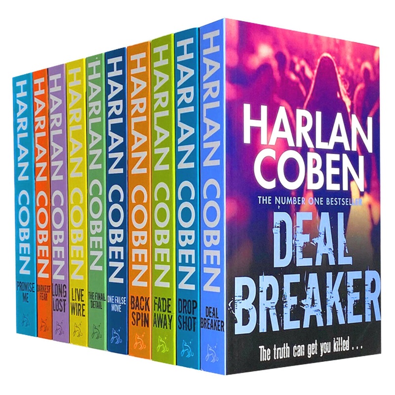 Harlan Coben Myron Bolitar Series  10 Book Collection Set | Mystery, Thriller, Suspense Novels with Engaging Characters & Unique Plots