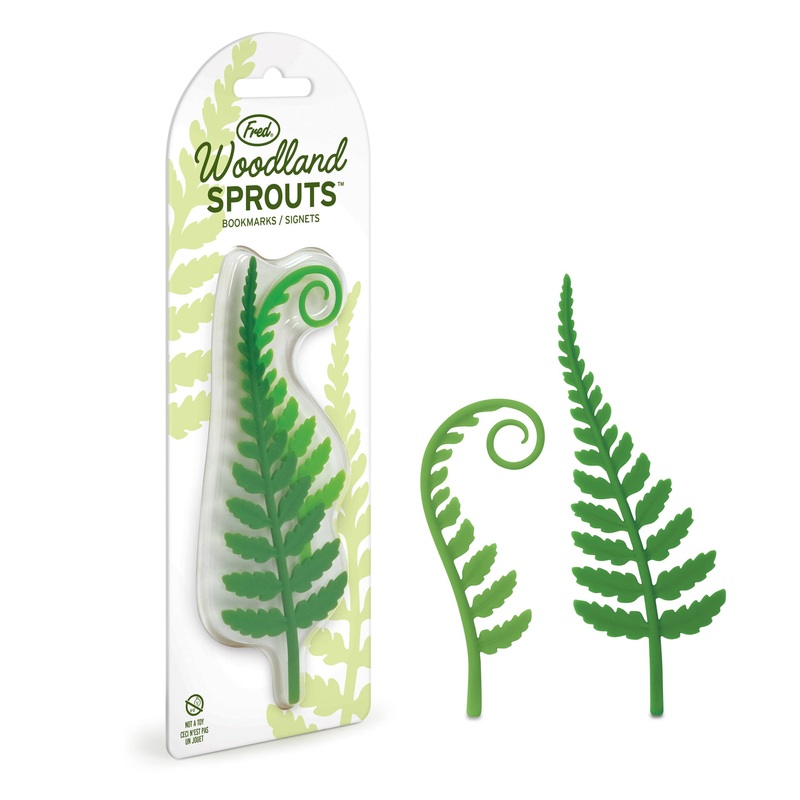 Fred & Friends – WOODLAND SPROUTS – Fern Bookmarks – Set of Two