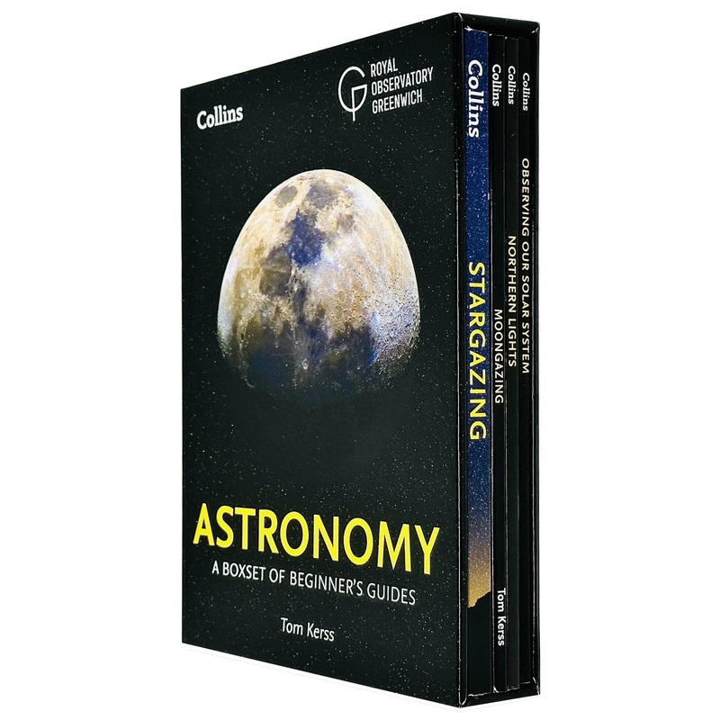 Beginner’s Guides of Astronomy 4 Books Collection Box Set, Stargazing, Moongazing, Northern Lights and Observing our Solar System for 12+