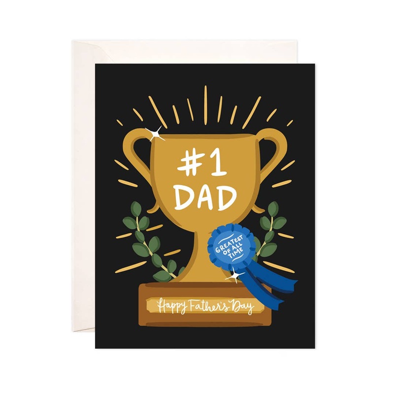 Dad Trophy Greeting Card – Father’s Day Card