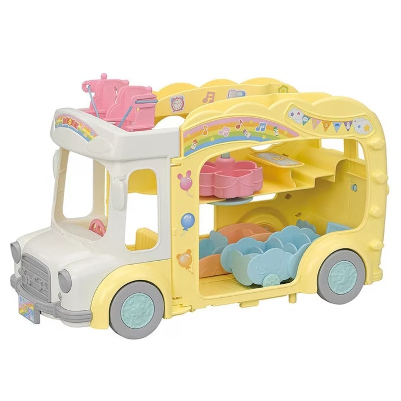 Calico Critters Rainbow Fun Nursery Bus