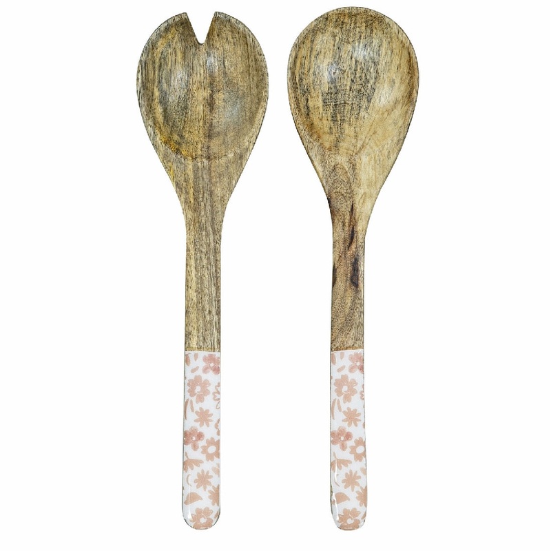 FARRAH MANGO WOOD SALAD SERVERS