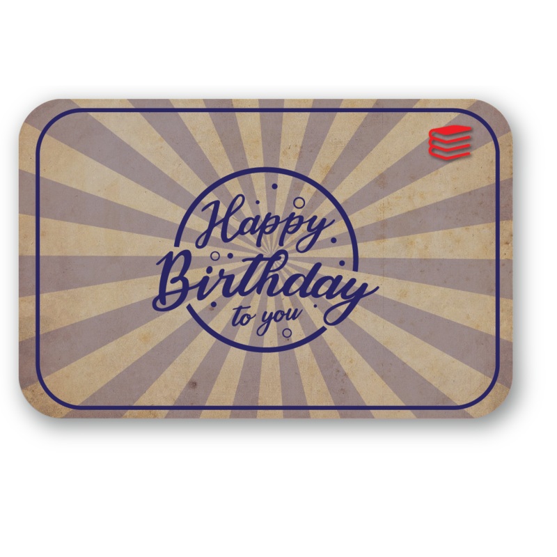 Happy Birthday – Blue (e-Gift Card) 10.00