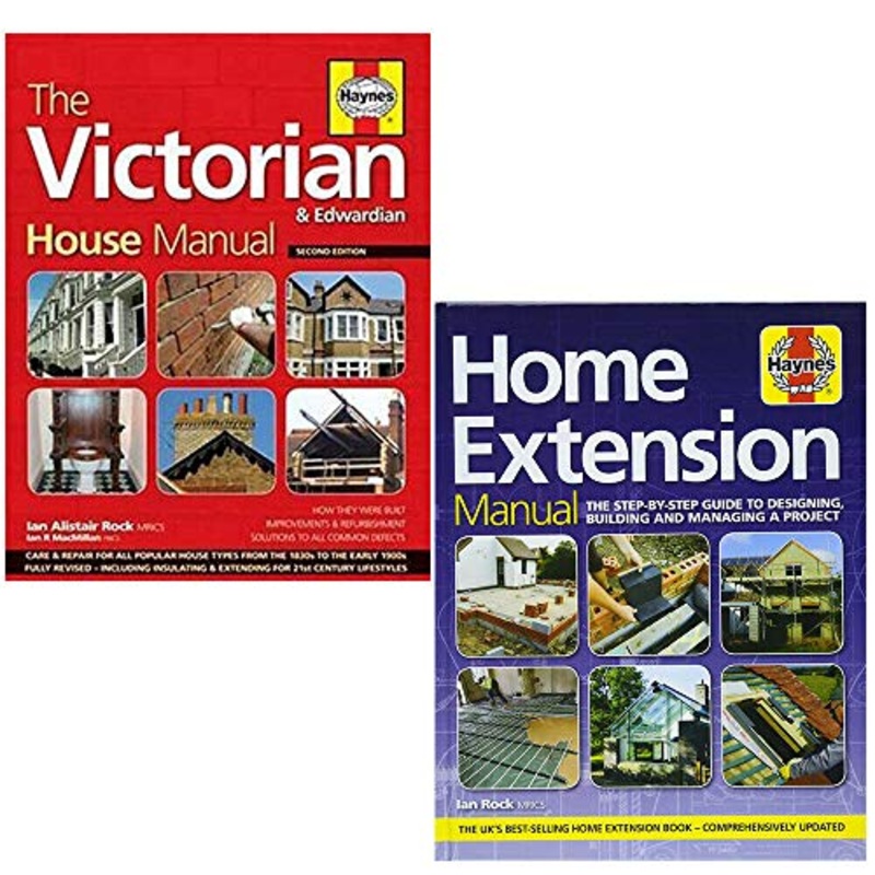Ian Rock 2 Books Set  Victorian House & Home Extension Manual | DIY, Renovation, Home Manual, Building Guide, Architecture, Design