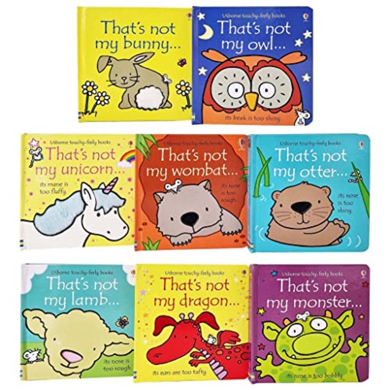 That’s not my Animal Series 8 Books Collection Set by Fiona Watt (That’s not my bunny…, That’s not my monster…, That’s not my dragon…, That’s not my lamb…, That’s not my owl…, &  More!)