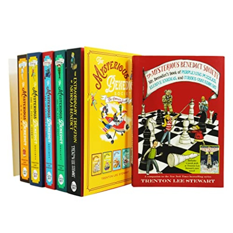 The Mysterious Benedict Society The Complete Series 6 Books Collection Set (The Perilous Journey, The Prisoner’s Dilemma, The Riddle of the Ages & More…) by Trenton Lee Stewart