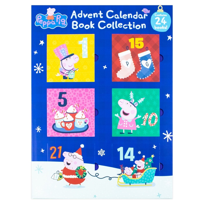 Peppa Pig: Advent Calendar 24 Books Collection – Perfect for Ages 3+ – Fun and Engaging Paperback Set for Kids