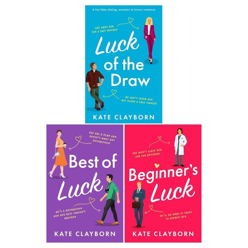 Chance of a Lifetime Series 3 Books Collection Set by Kate Clayborn (Beginner’s Luck, Luck of the Draw, Best of Luck)