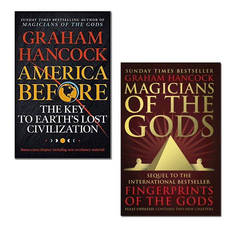 Graham Hancock 2-Book Set Collection: America Before & Magicians of the Gods – History, Archaeology, Ancient Civilizations & Cultural Exploration