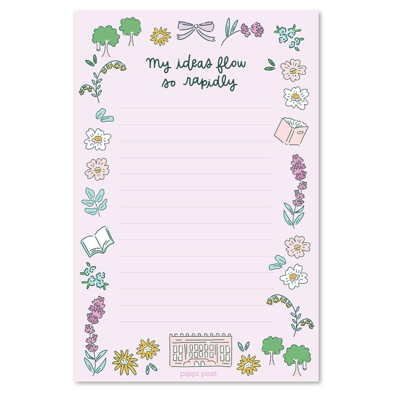 Ideas Flow Rapidly Pride & Prejudice 4×6 Notepad