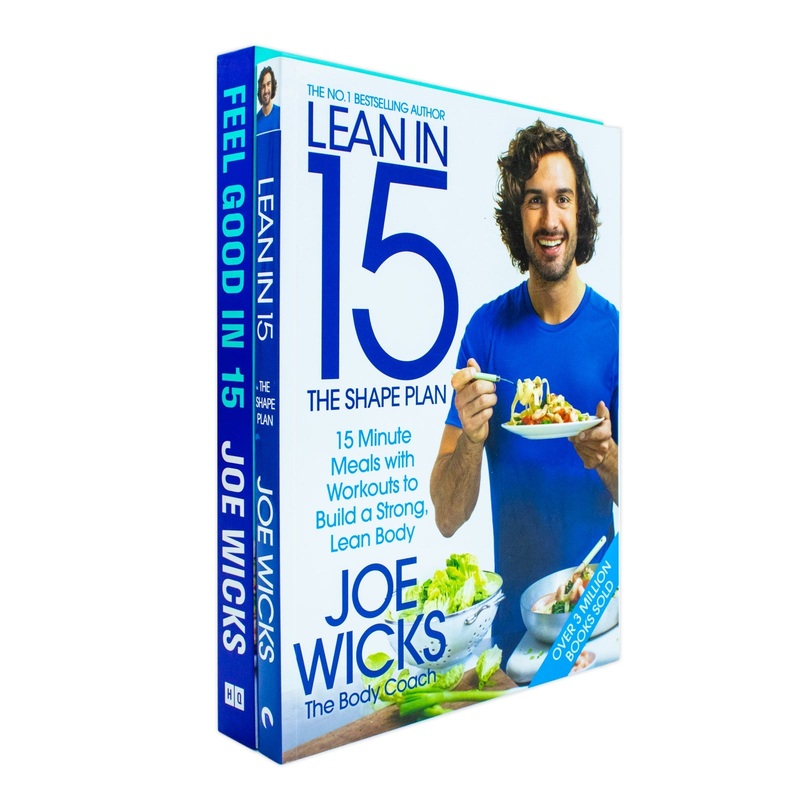 Lean in 15 The Shape Plan and [Hardcover] Feel Good In 15 By Joe Wicks 2 Books Collection Set