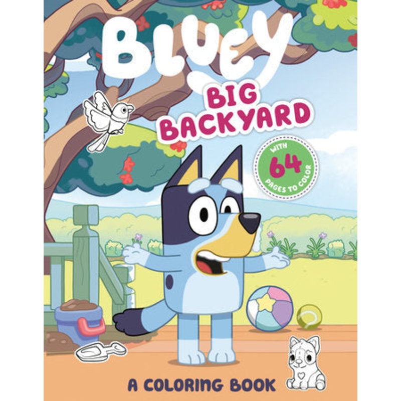 Bluey: Big Backyard Coloring Book