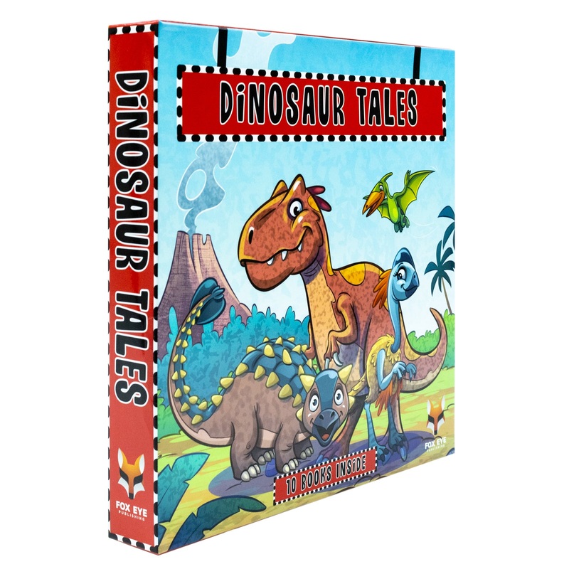 Dinosaur Tales 10 Picture Book Collection Set (Alfie The Allosaurus Learn to Roar, Olivia The Oviraptor Makes A Difference, Velu The Velociraptor Wins The … Lost, Velu The Velociraptor Wins The Race)